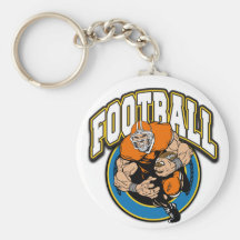 Football Logo Keychain