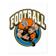 Football Logo Postcard