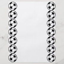 Football pattern full color flyer