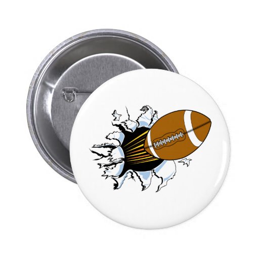 Football Pinback Button