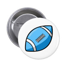 football pinback button