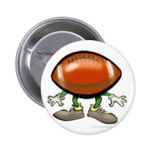 Football Pinback Buttons