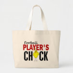 Football Player’s Chick Canvas Bags