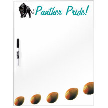 Football-School Mascot Dry Erase Whiteboard