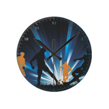 Football Soccer Playing Game Wall Clock
