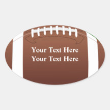 Football Themed Birthday Party Favour Label Sticker