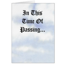 FOOTBALL WIDOW SYMPATHY CARD