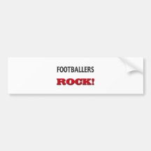 Footballers Rock Bumper Sticker