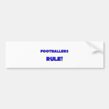 Footballers Rule! Bumper Sticker
