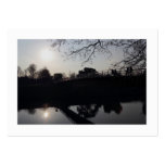 Footbridge over a River (Bordered) Business Cards