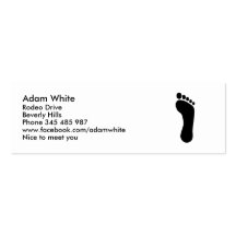 Footprint Business Cards