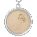 Footprint on the Beach Necklace