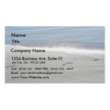 Footprints In The Sand Business Card