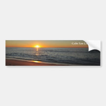 Footsteps by the Sunrise - Cabo Bumper Stickers