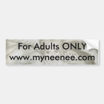 For Adults ONLY Bumper Sticker