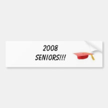for c/o 2008 seniors bumper stickers