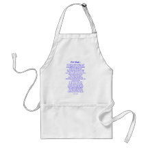 For Dad Poem Aprons