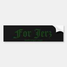 For Jerz Bumper Sticker