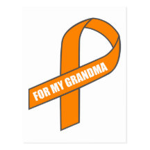 For My Grandma (Orange Ribbon) Postcards