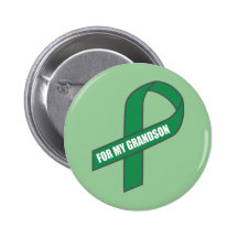 For My Grandson (Green Ribbon) Pin