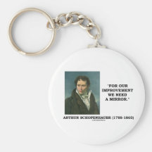 For Our Improvement We Need A Mirror Quote Key Chain
