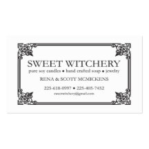 For Sweet Witchery Business Card Templates