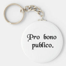 For the good of the public key chains