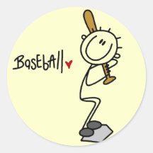 For the Love of Baseball Tshirts and Gifts Stickers