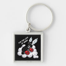 For the love of quad keychain