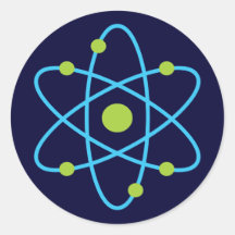 For The Love Of Science Atom Sticker