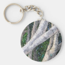 For Tree Huggers Keychain
