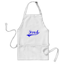 Ford Surname Classic Style Apron