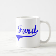 Ford Surname Classic Style Mugs