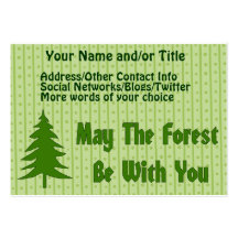 Forest Blessing Business Card Template