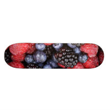 Forest Fruit Background Skate Boards