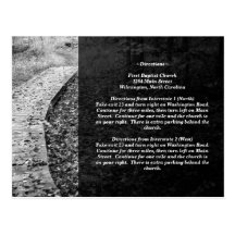 Forest Path Direction Cards Postcards