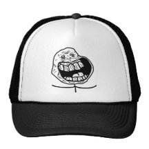forever alone face trucker hats