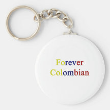 Forever Colombian Keychain