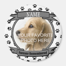 Forever Remembered Dog or Cat Keepsake Memorial Refrigerator Magnet