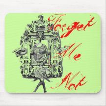 Forget Me Not Mouse Pad