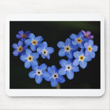 Forget me not mousepad