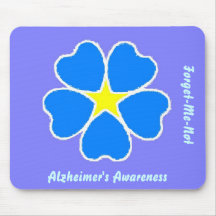 Forget-Me-Not Mousepad