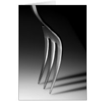 Fork, a different view greeting cards