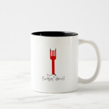 Forkin' Devil Mugs