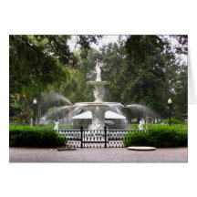 Forsyth Park Fountain Greeting Card