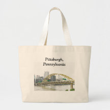 Fort Bridge in Pittsburgh Pennsylvania Canvas Bag