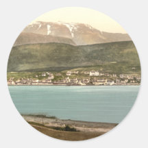 Fort William and Ben Nevis, Inverness, Scotland Stickers