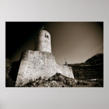 Fortress in Sepia Posters