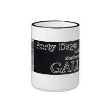 Forty Days wraparound mug