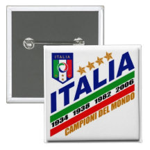 Forza Italia - World Cup 2010 Pinback Buttons
